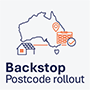 Backstop postcode rollout icon