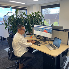 Worker in an office