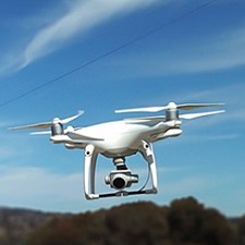 Drone in the sky