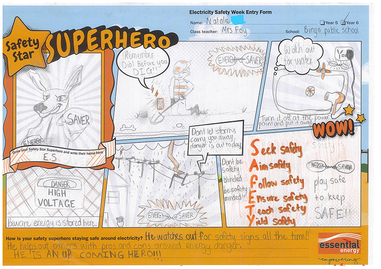 Comic competition winning entry