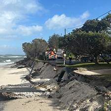 Repair works at Hawks Nest