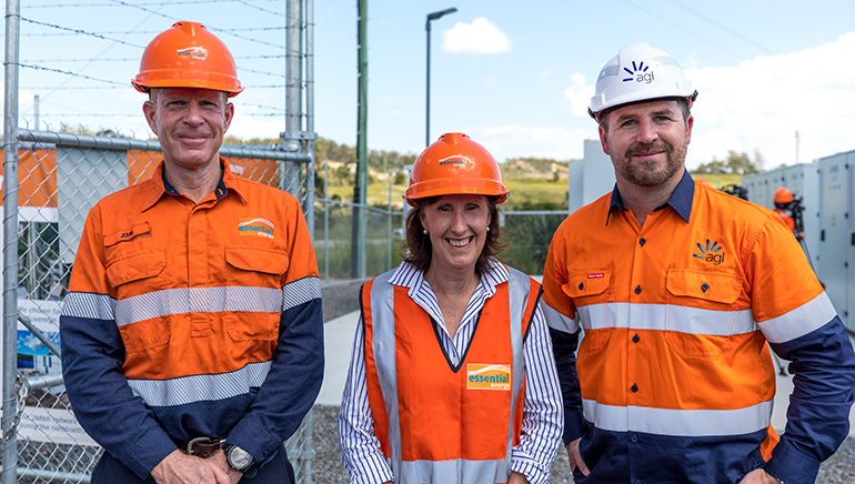 John Cleland, Leslie Williams and Ryan Warburton