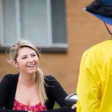 Customer and meter reader