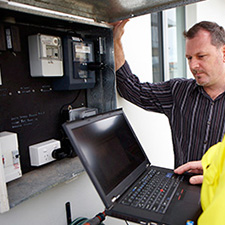 Checking a meter