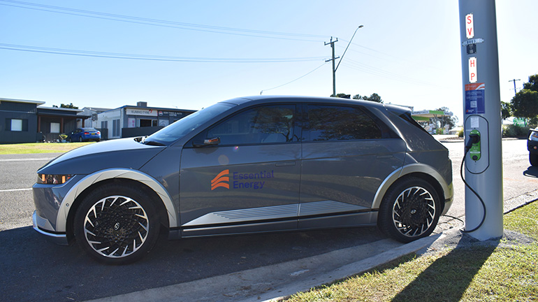Power Pole AC EV Charger