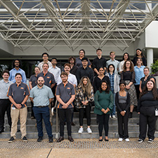 Graduates for 2024 standing at front of office