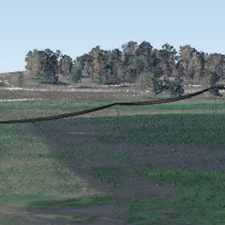 Landscape image from virtual network