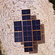 Overhead view of portable SAPS