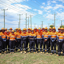 Group of new recruits