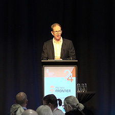John Cleland speaking at the RAI National Summit