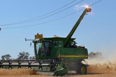 Grain safety graphic