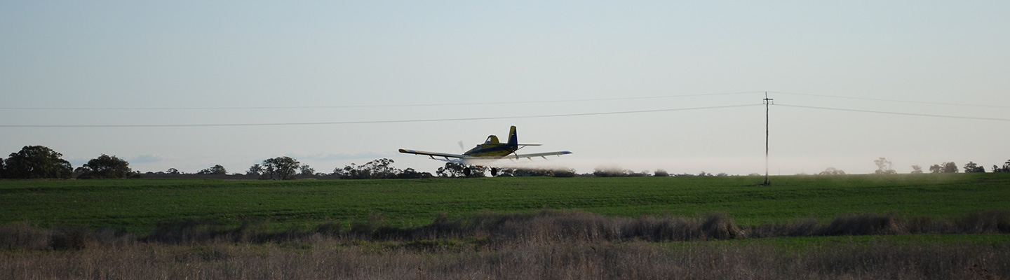 Low flying aircraft