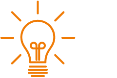 A lightbulb icon