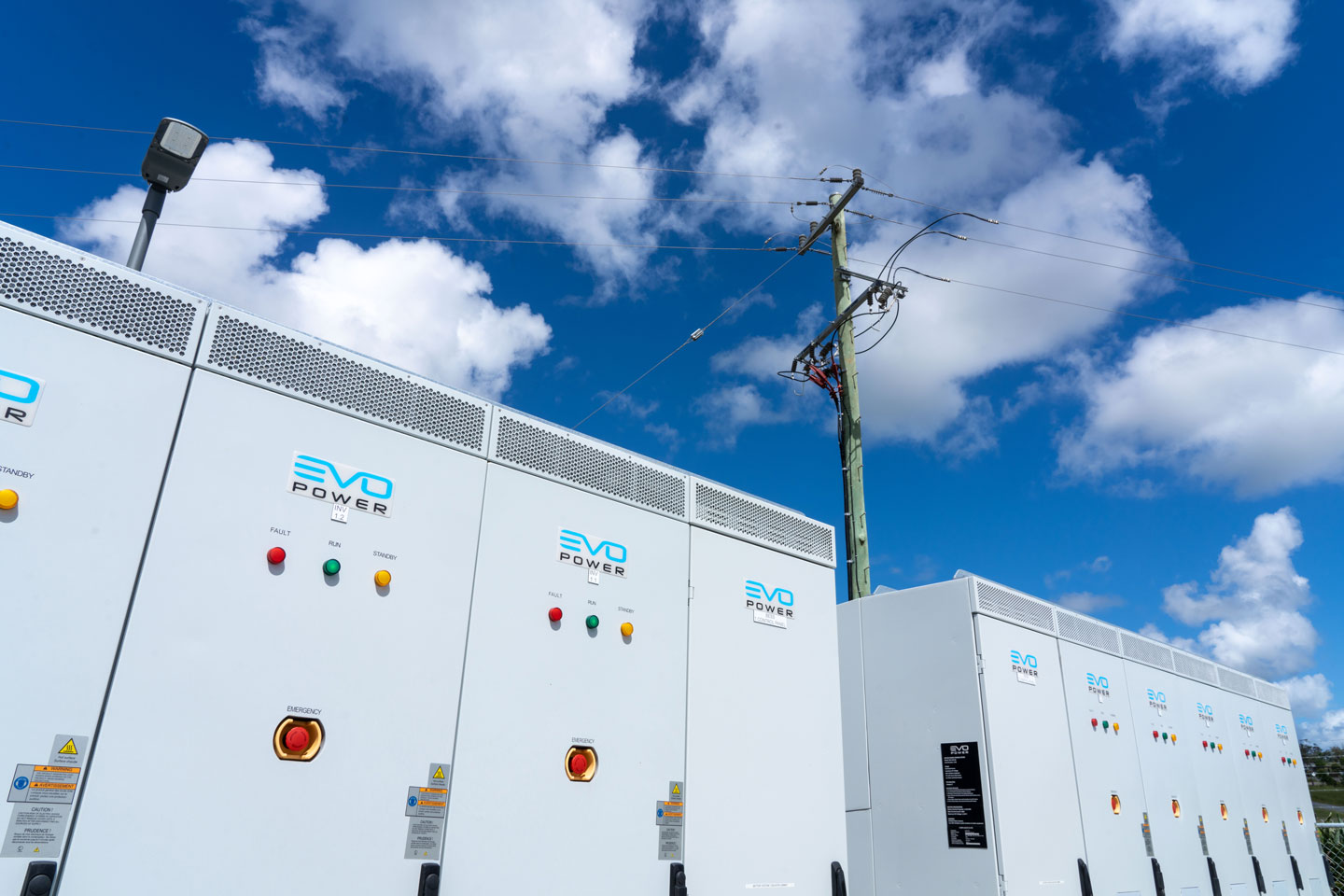 Trial network battery site