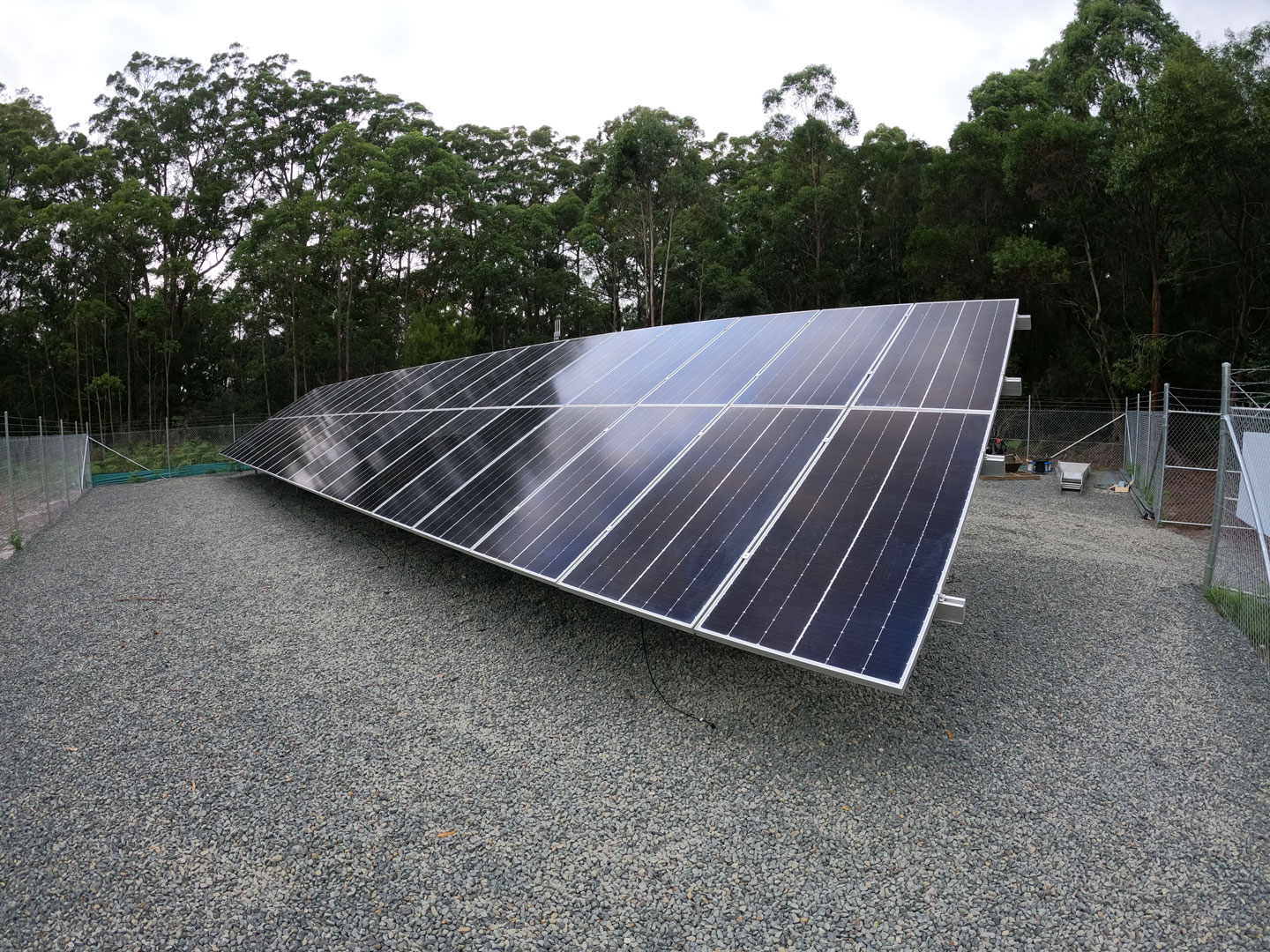 Trial network battery site